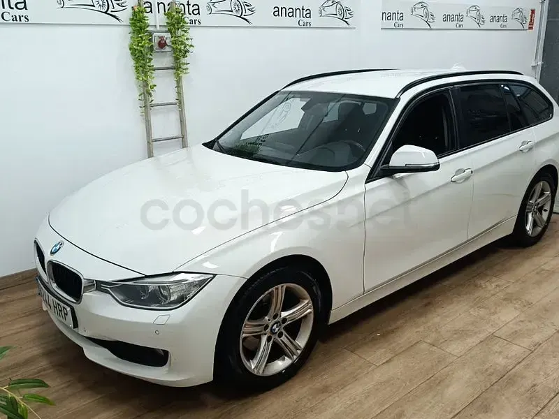 Usado BMW 320 Efficient Dynamics 163 CV (119 kW) 2013 Blanco Familiar