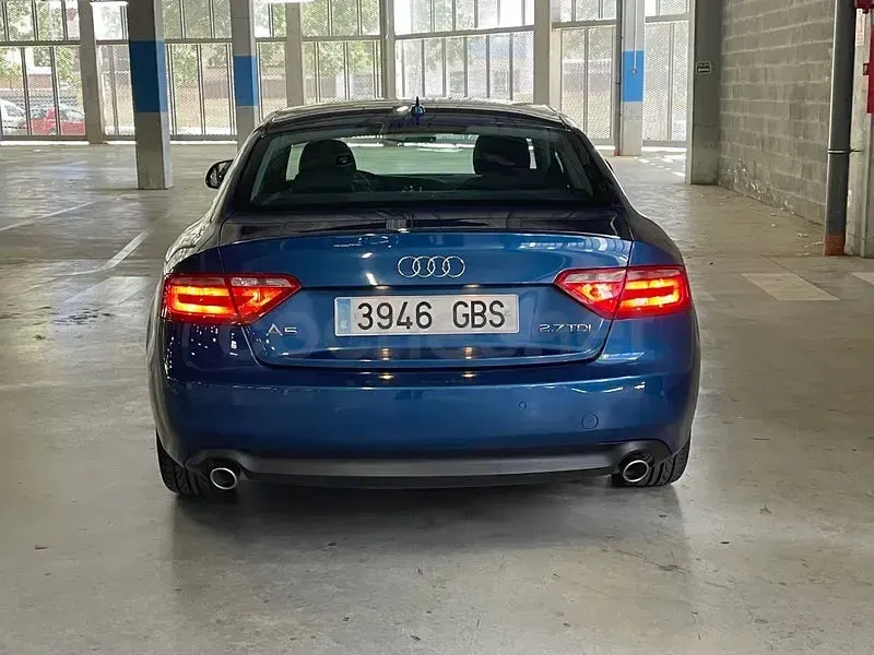 Usado Audi A5 190 CV (139 kW) 2008 Azul Coupe