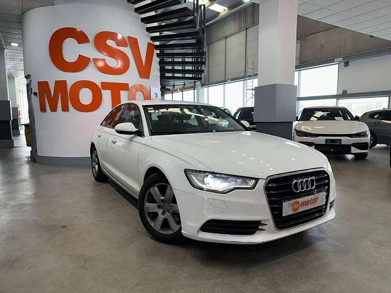 Usado Audi A6 Advanced 177 CV (130 kW) 2014 Blanco Berlina