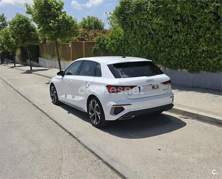Usado Audi A3 S-Line 150 CV (110 kW) 2023 Blanco Berlina