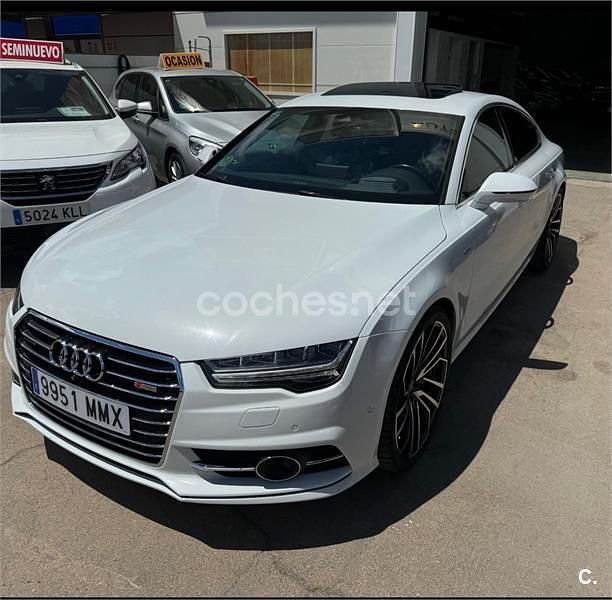 Usado Audi A7 Sportback S-Line 272 CV (200 kW) 2015 Blanco Utilitario