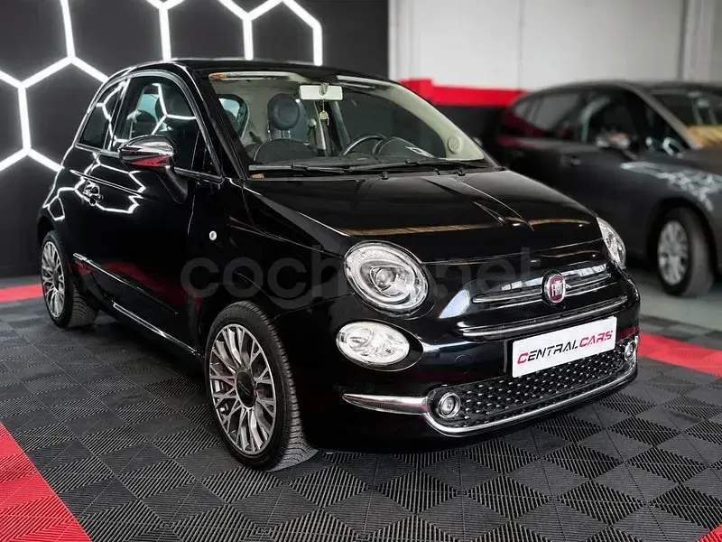 Usado Fiat 500 69 CV (50 kW) 2017 Negro Berlina