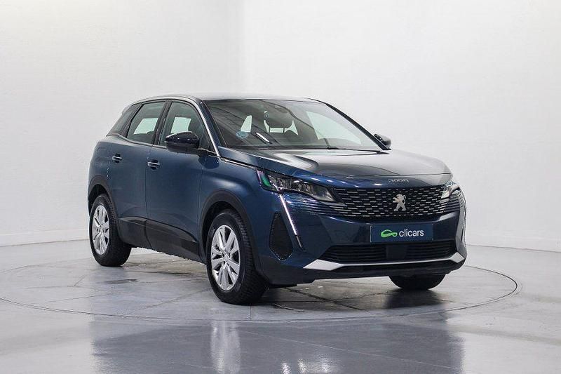 Usado Peugeot 3008 Active 130 CV (95 kW) 2022 Azul SUV