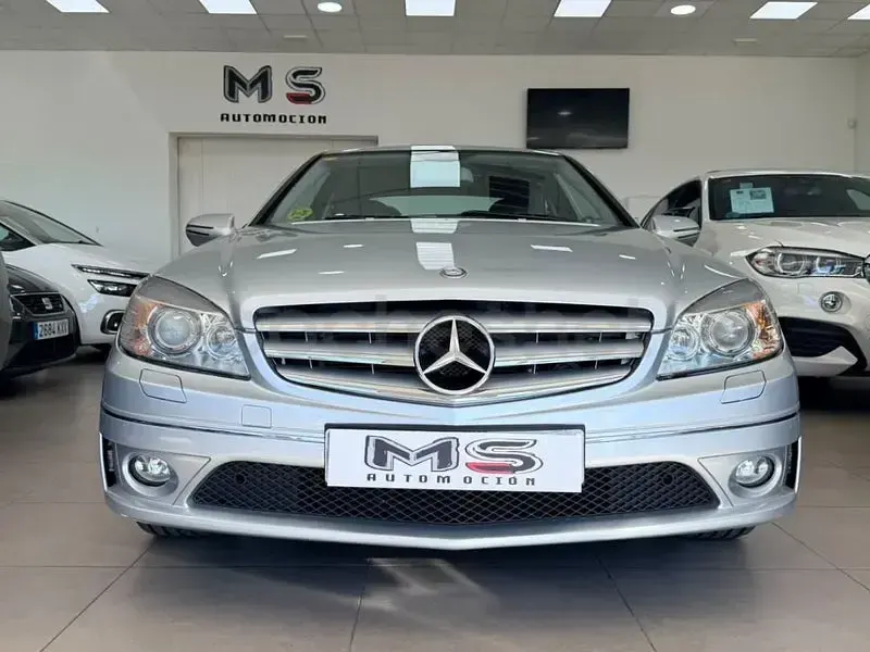 Usado Mercedes CLC220 150 CV (110 kW) 2009 Gris / plata Coupe