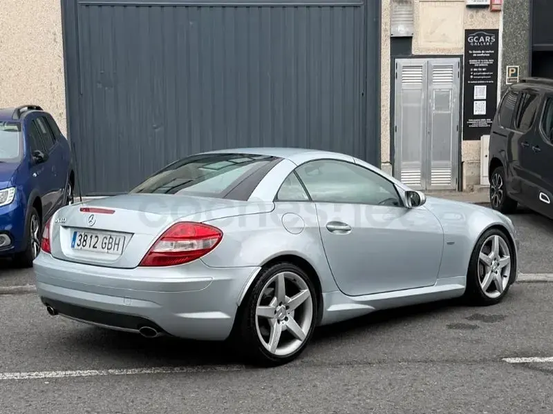 Usado Mercedes SLK350 272 CV (200 kW) 2006 Azul Descapotable