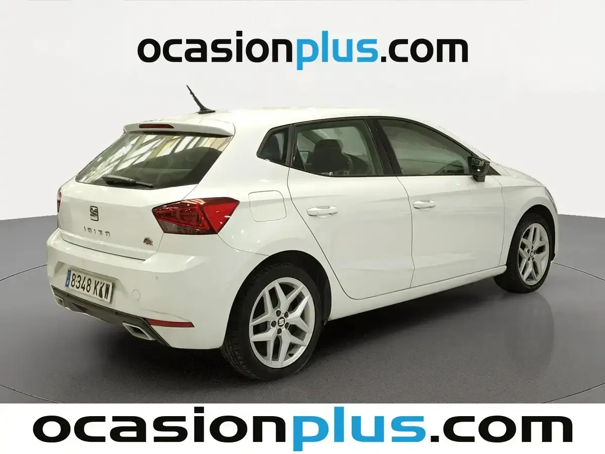 Usado Seat Ibiza FR 90 CV (66 kW) 2018 Blanco Utilitario