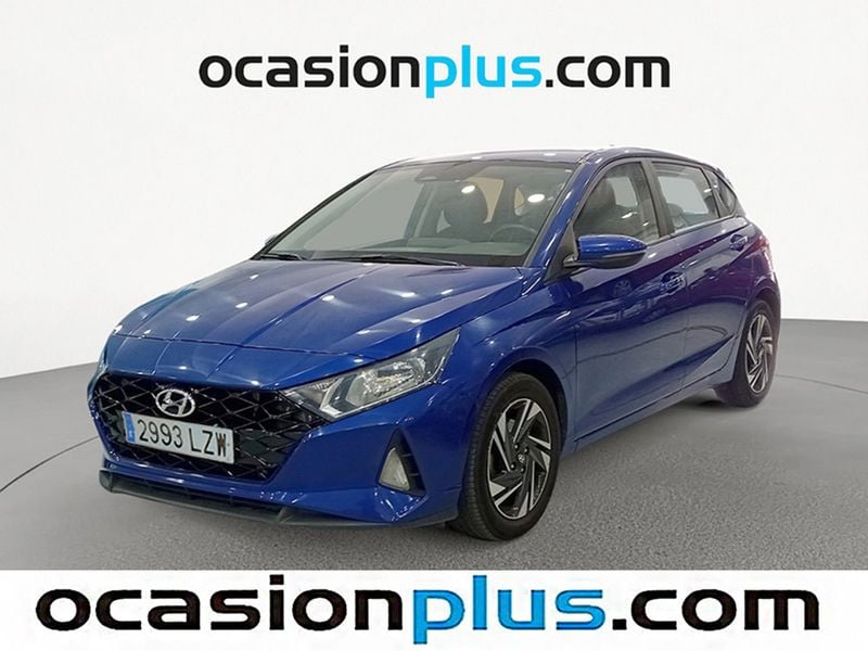 Azul Usado 2022 Hyundai i20 Utilitario | 11.956 € (Precio justo) - Imagen 1/4