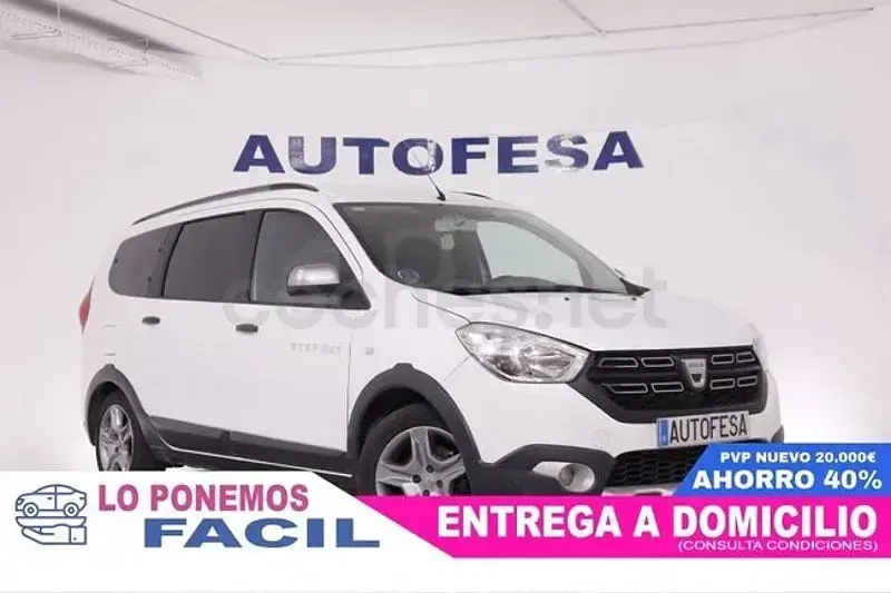Usado Dacia Lodgy Comfort 130 CV (95 kW) 2020 Blanco Monovolumen