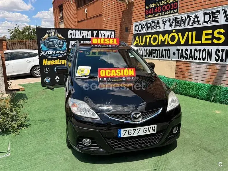 Usado Mazda 5 Style 110 CV (80 kW) 2010 Negro Monovolumen