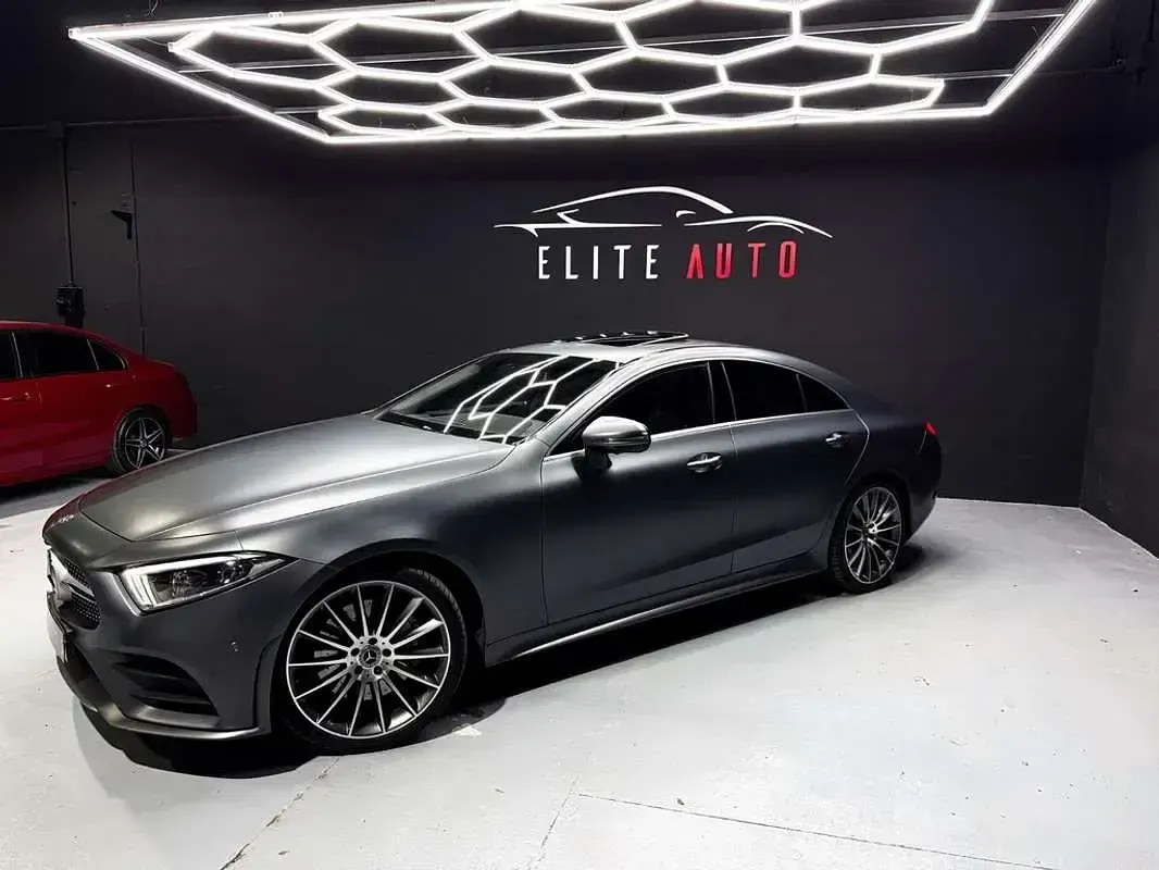 Usado Mercedes CLS350 286 CV (210 kW) 2019 Gris Coupe