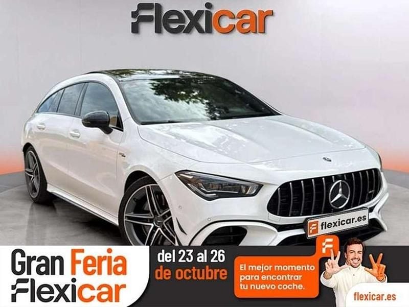 Blanco Usado 2020 Mercedes CLA45 AMG Shooting Brake AMG Familiar | 46.990 € (Precio justo) - Imagen 1/4