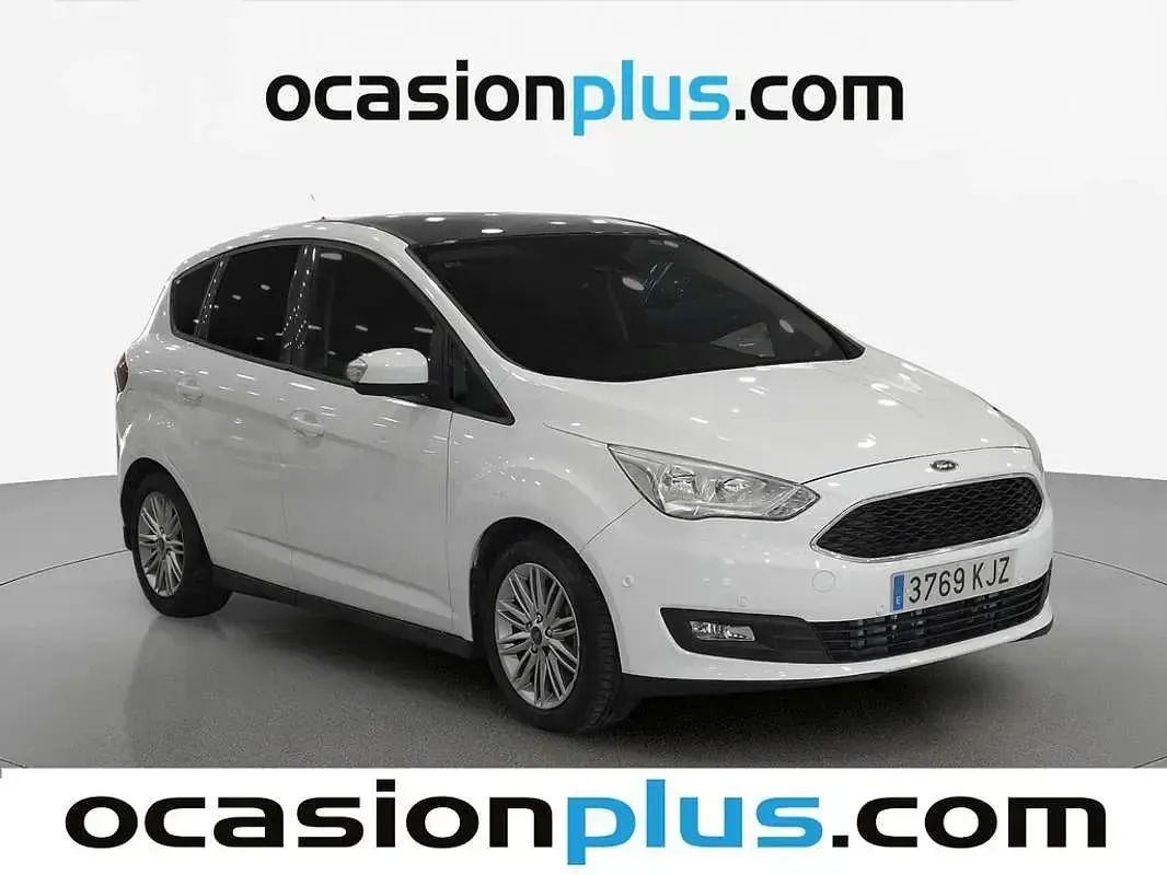 Usado Ford C-MAX Titanium 120 CV (88 kW) 2018 Blanco Monovolumen