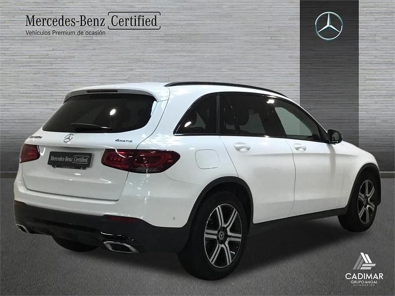 Usado Mercedes GLC220 Exclusive 194 CV (142 kW) 2021 Blanco polar SUV