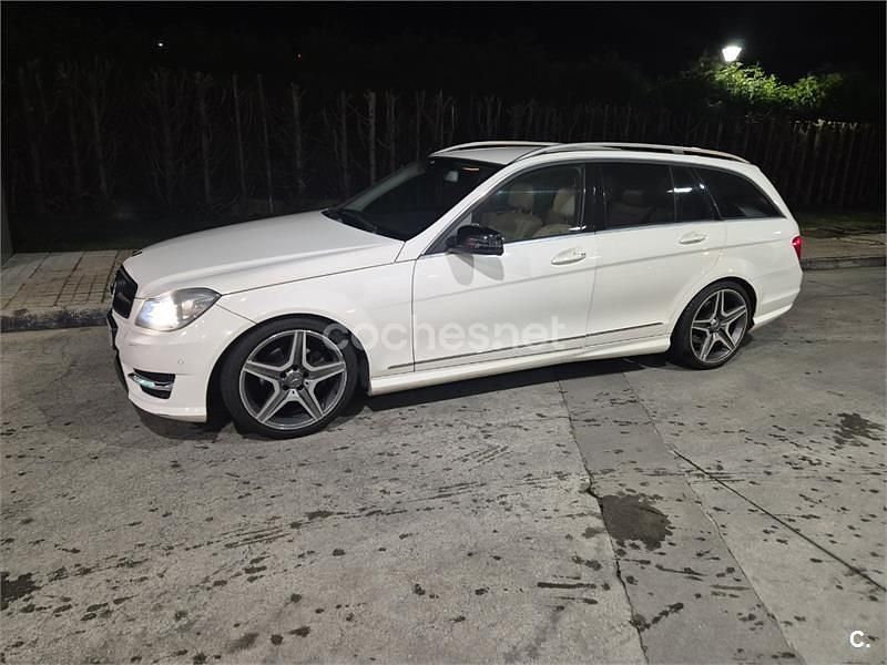 Blanco Usado 2013 Mercedes C220 Familiar | 10.900 € (Precio justo) - Imagen 1/4