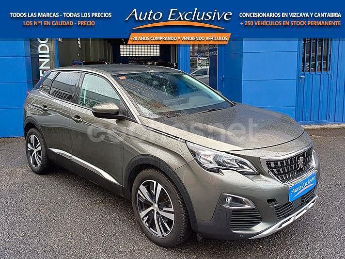 Gris / plata Usado 2017 Peugeot 3008 Allure SUV | 14.490 € (Precio justo) - Imagen 1/3