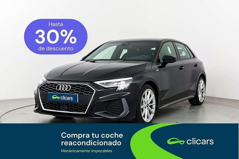 Usado Audi A3 Sportback S-Line 116 CV (85 kW) 2021 Negro Utilitario