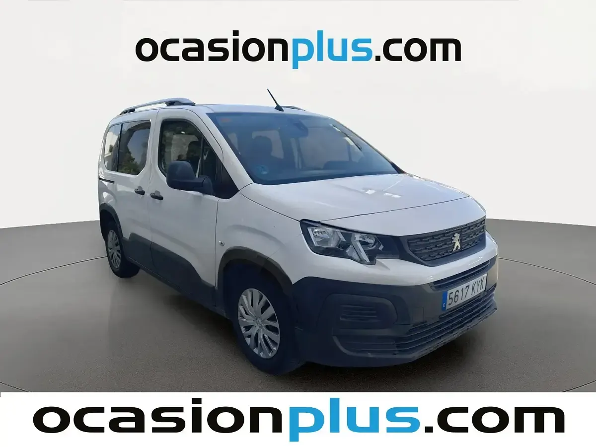 Usado Peugeot Rifter Access 75 CV (55 kW) 2019 Blanco Monovolumen