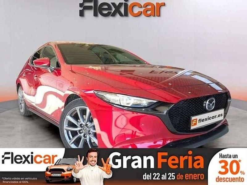 Rojo Usado 2021 Mazda 3 Berlina | 17.290 € (Buen precio) - Imagen 1/4