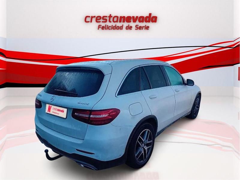 Usado Mercedes GLC250 AMG line 204 CV (150 kW) 2016 Blanco