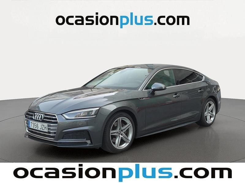 Usado Audi A5 Sportback S-Line 218 CV (160 kW) 2017 Gris Utilitario