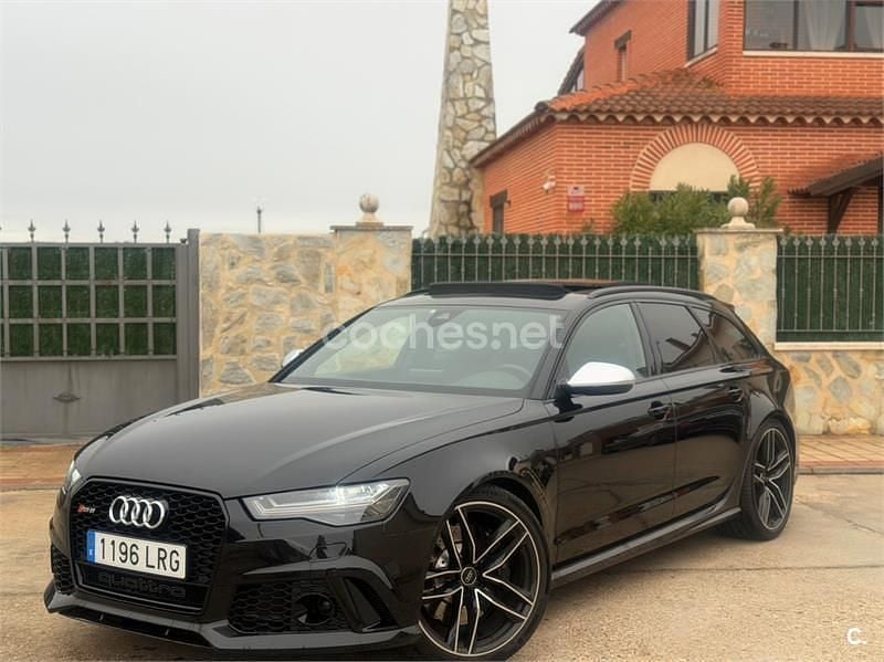 Usado Audi RS6 560 CV (411 kW) 2015 Negro Familiar