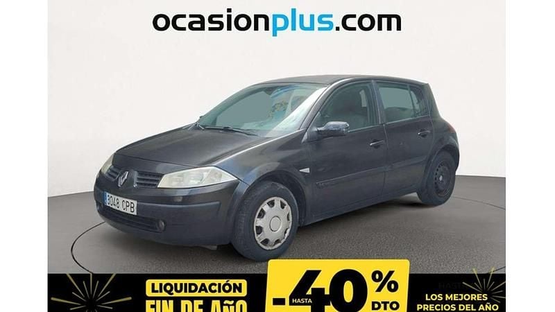 Negro Usado 2003 Renault Mégane II Expression Utilitario | 2000 € (Precio justo) - Imagen 1/4