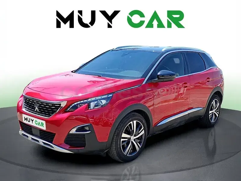 Usado Peugeot 3008 GT-line 130 CV (95 kW) 2019 Rojo SUV