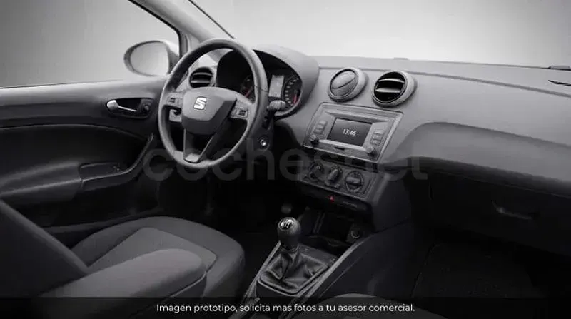 Usado Seat Ibiza Reference 90 CV (66 kW) 2016 Blanco Berlina