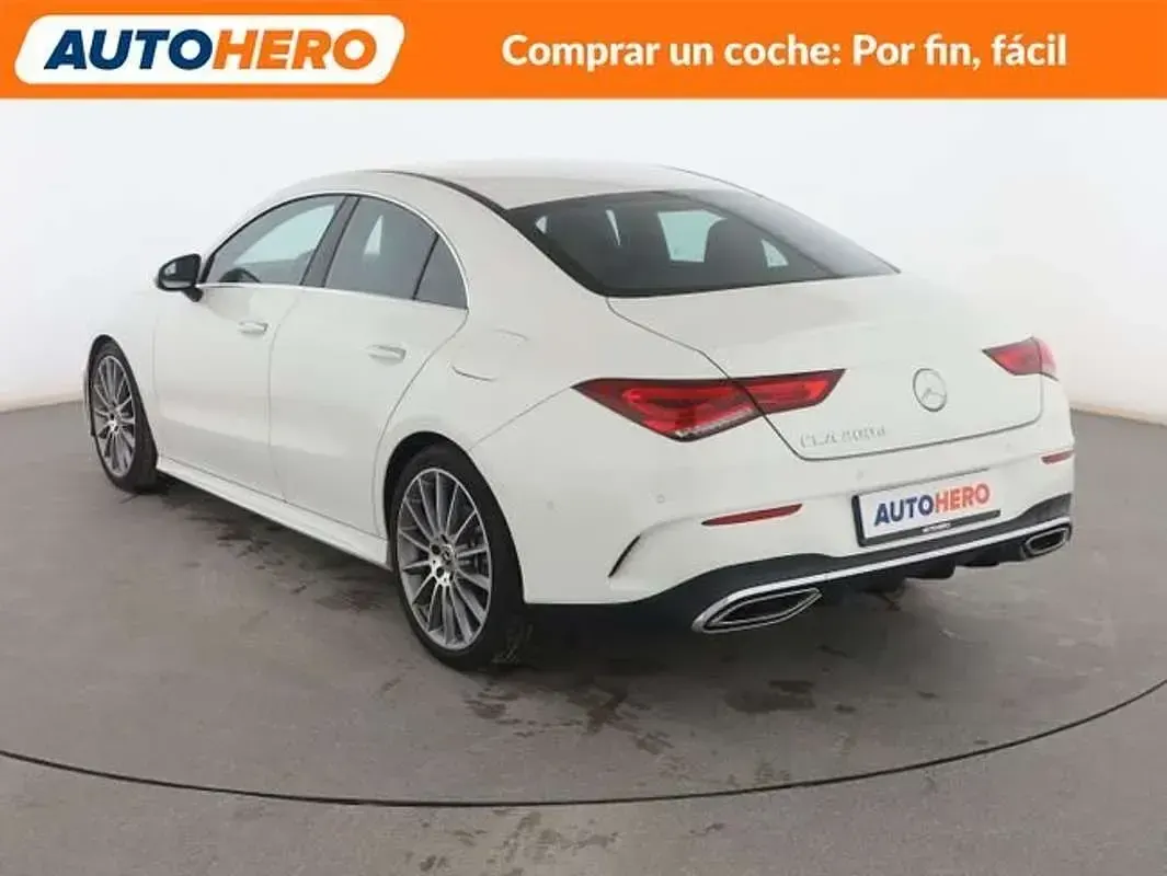 Usado Mercedes CLA200 AMG line 150 CV (110 kW) 2022 Blanco Coupe