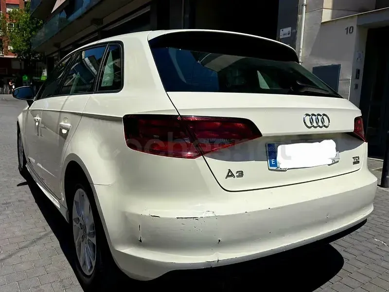 Usado Audi A3 S-Line 110 CV (80 kW) 2014 Blanco Berlina