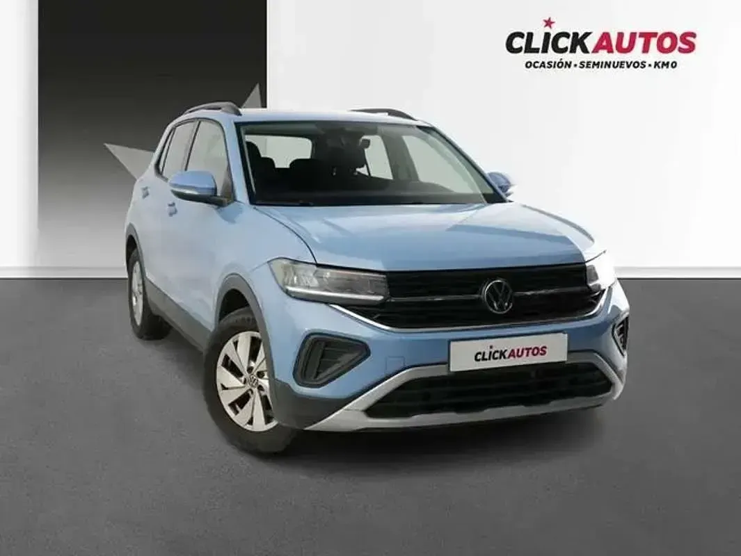 Usado VW T-Cross Life 95 CV (69 kW) 2024 Azul SUV