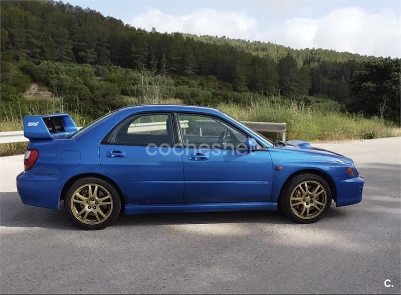 Usado Subaru Impreza 265 CV (194 kW) 2002 Azul Berlina