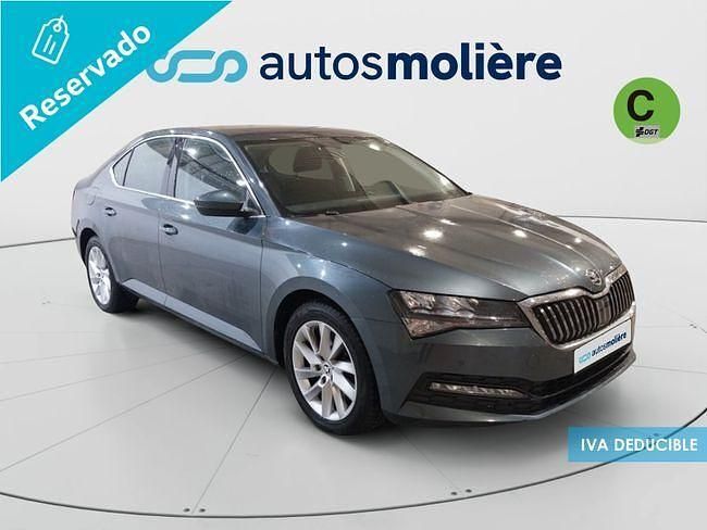 Usado Skoda Superb Ambition 150 CV (110 kW) 2020 Gris Familiar