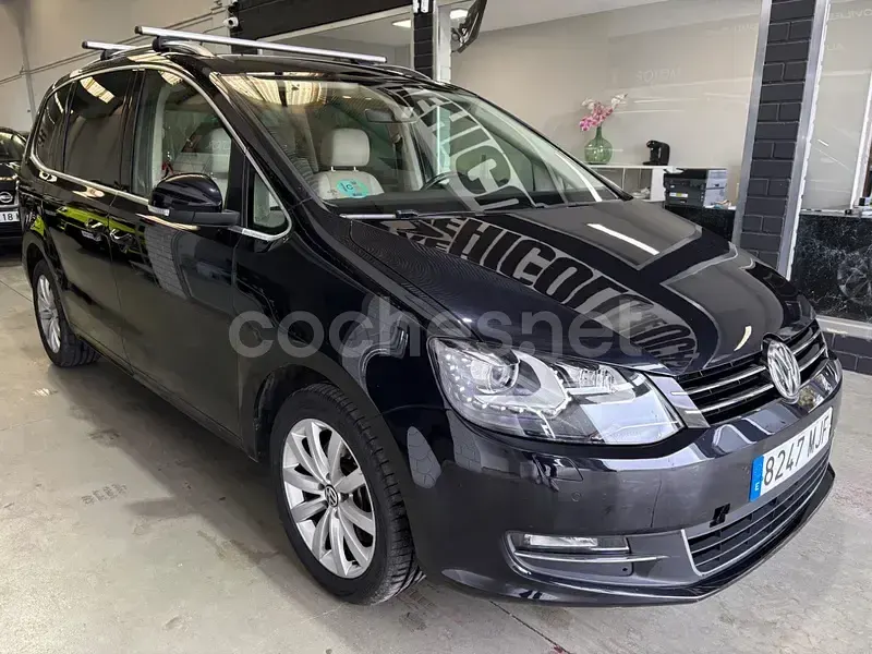 Usado VW Sharan Advance 150 CV (110 kW) 2017 Negro Monovolumen