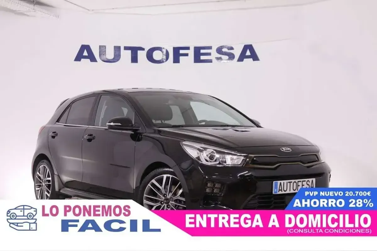 Usado Kia Rio GT-Line 120 CV (88 kW) 2020 Negro Berlina