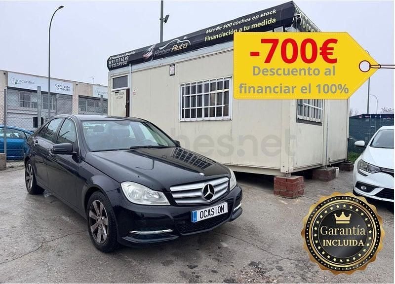 Usado Mercedes C220 Elegance 170 CV (125 kW) 2012 Negro Berlina