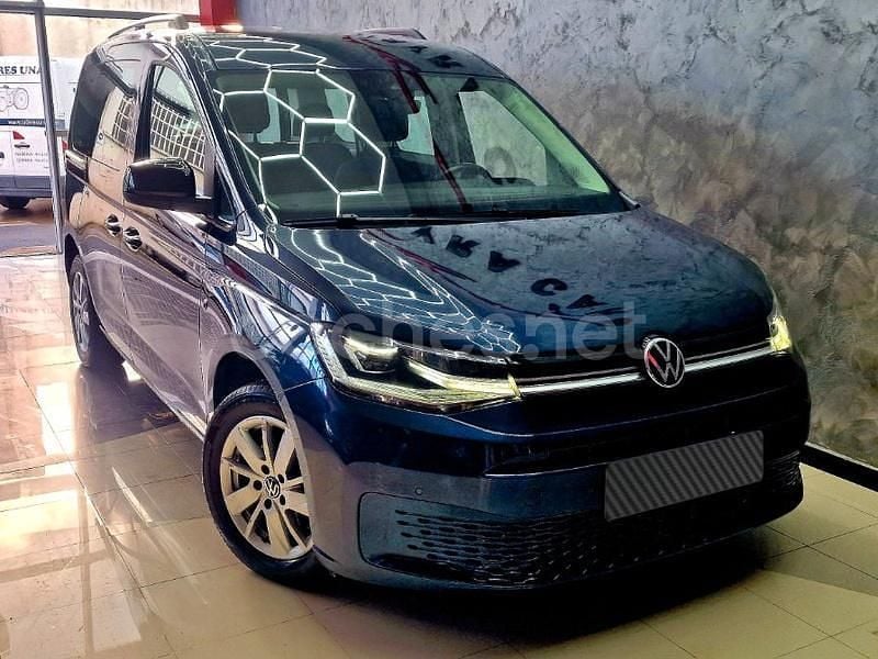 Azul Usado 2021 VW Caddy Edition Monovolumen | 22.490 € (Un poco caro) - Imagen 1/4
