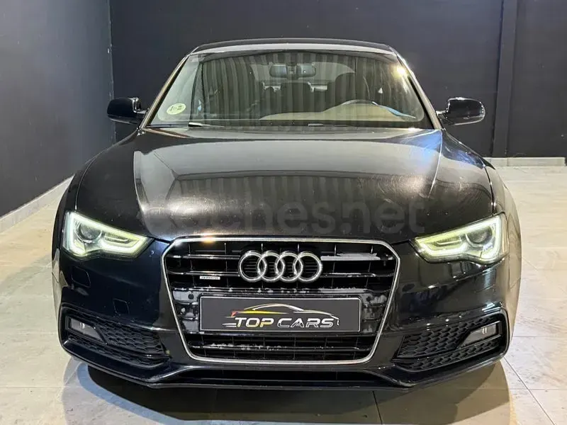 Usado Audi A5 Sportback S-Line 177 CV (130 kW) 2014 Negro Utilitario