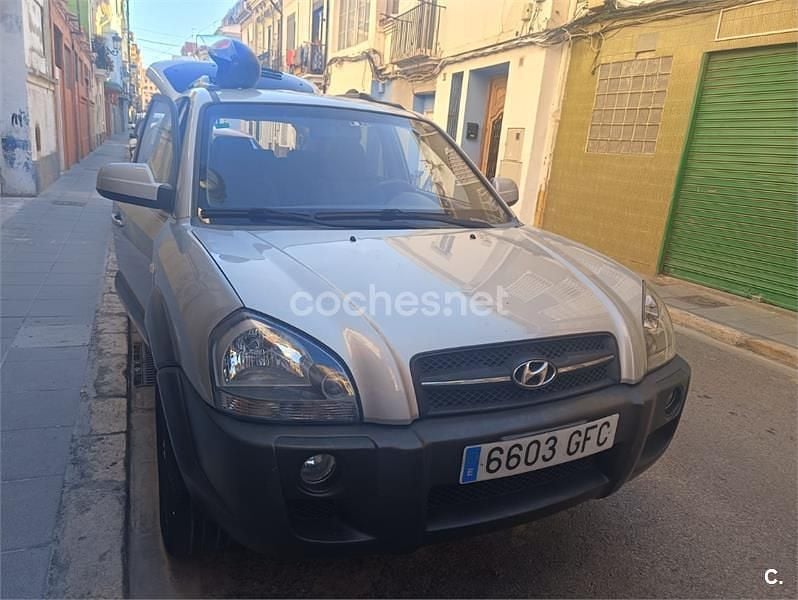Gris / plata Usado 2008 Hyundai Tucson Classic SUV | 6700 € (Precio justo) - Imagen 1/4