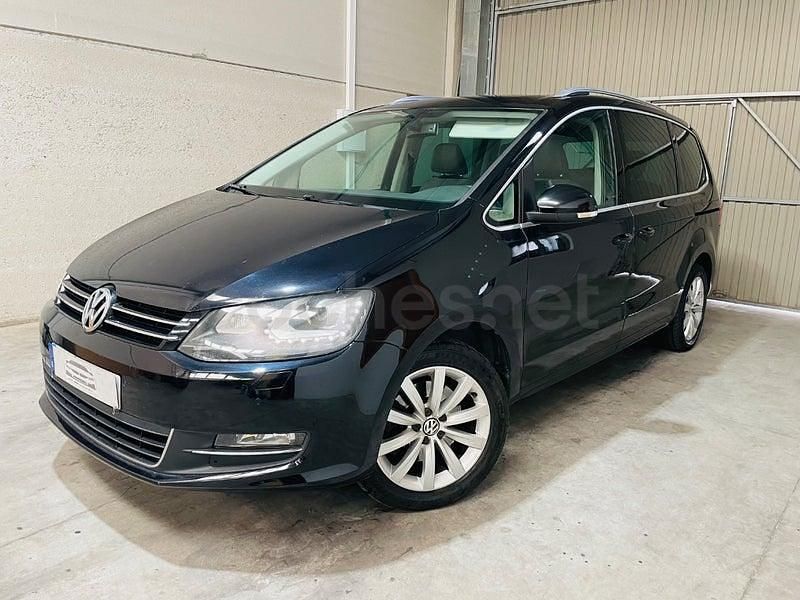 Usado VW Sharan Sport 140 CV (102 kW) 2012 Negro Monovolumen