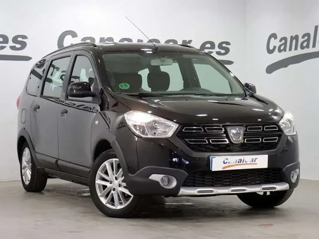 Usado Dacia Lodgy Stepway 102 CV (75 kW) 2018 Negro Monovolumen