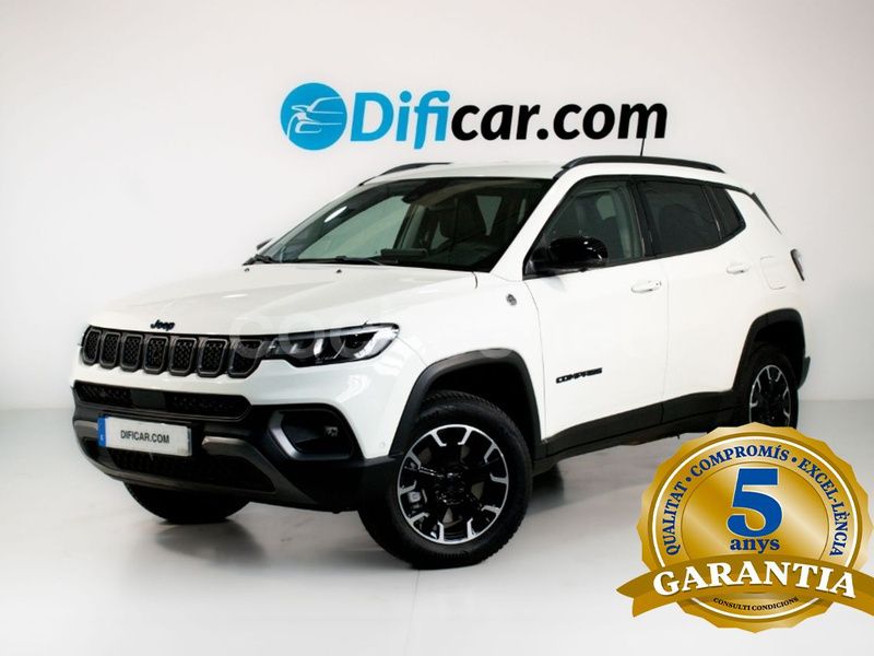 Blanco Usado 2024 Jeep Compass Trailhawk SUV | 33.490 € (Caro) - Imagen 1/4
