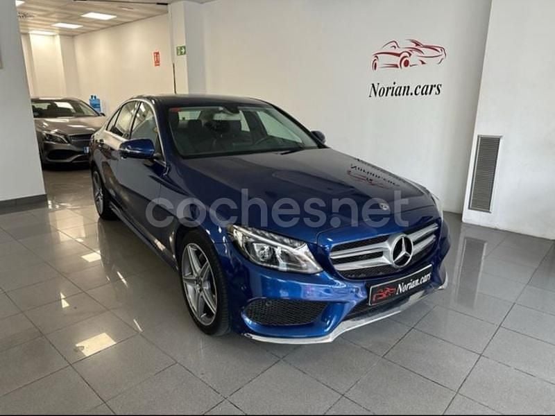 Azul Usado 2017 Mercedes C220 Berlina | 24.999 € (Caro) - Imagen 1/4