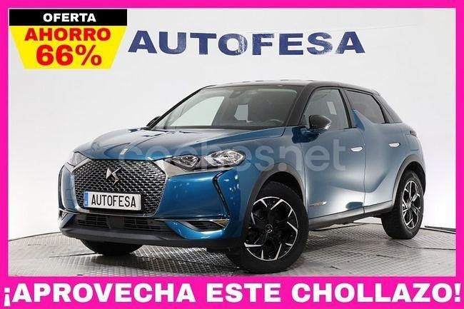 Azul Usado 2019 DS Automobiles DS3 Crossback So Chic SUV | 10.950 € (Precio justo) - Imagen 1/4