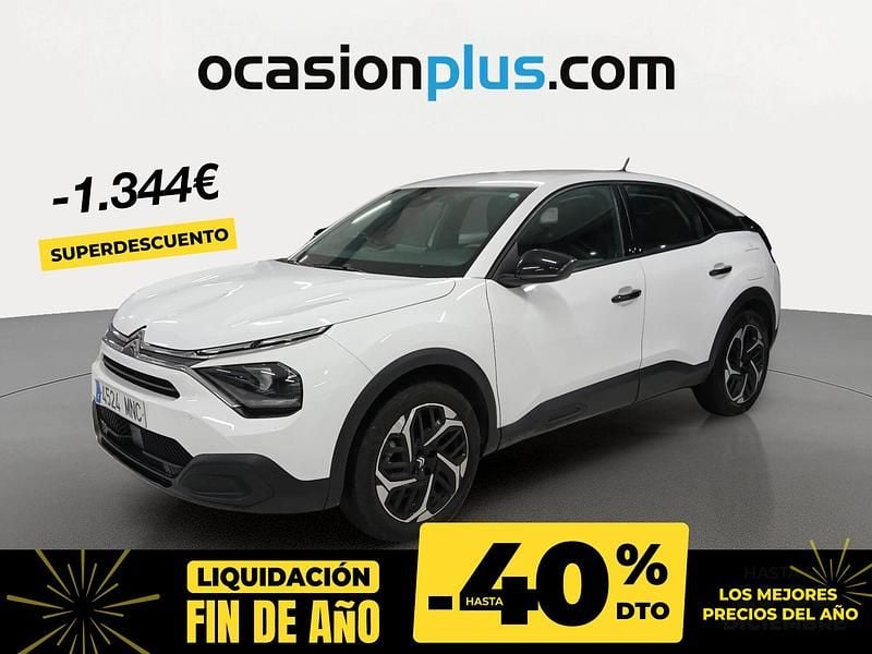 Blanco Usado 2024 Citroën C4 PureTech Berlina | 14.790 € (Precio justo) - Imagen 1/4