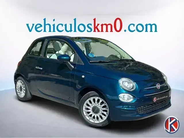 Usado Fiat 500 70 CV (51 kW) 2023 Azul Descapotable