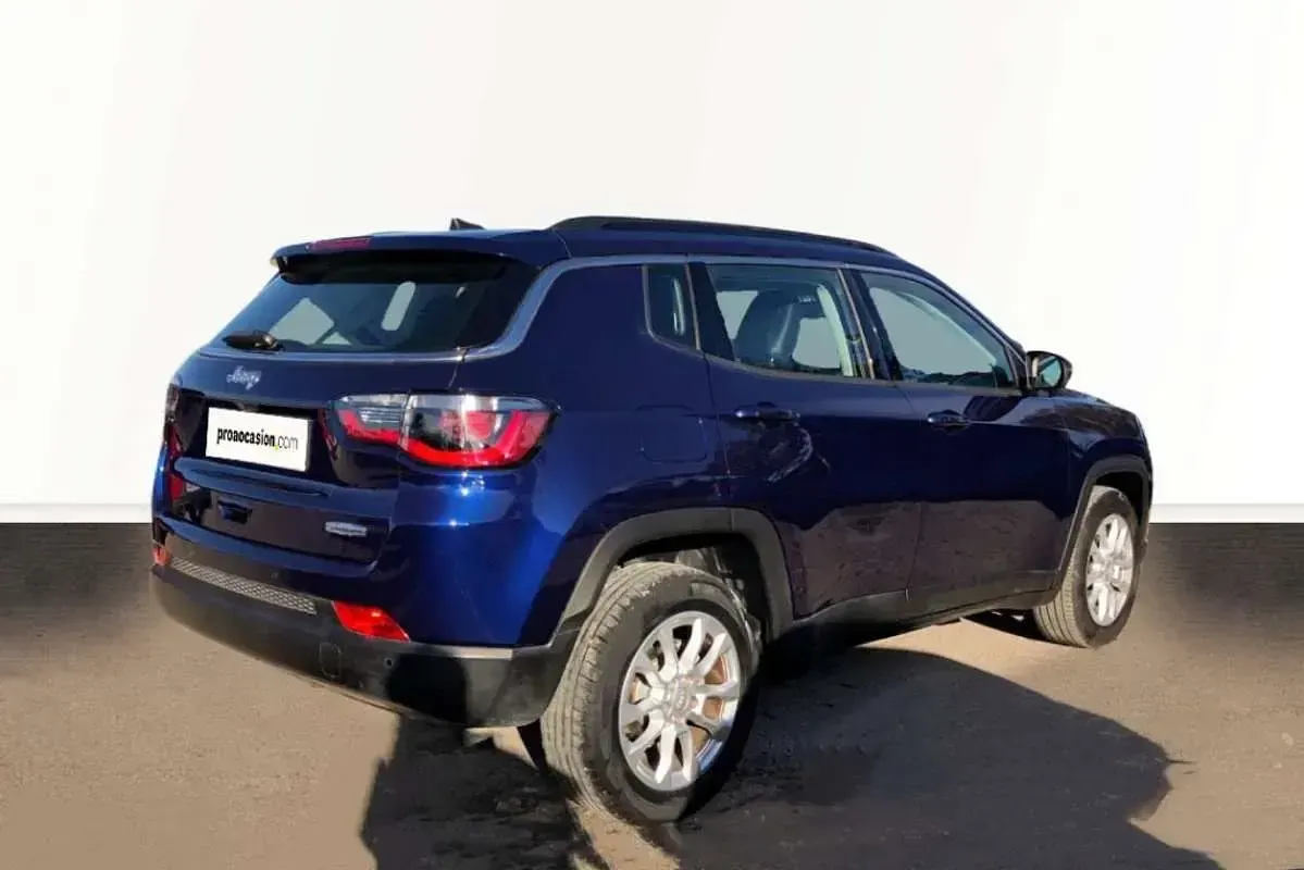 Usado Jeep Compass Longitude 131 CV (96 kW) 2021 Azul SUV