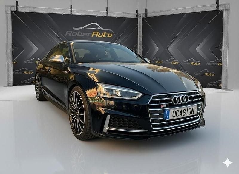 Usado Audi S5 354 CV (260 kW) 2018 Negro Coupe