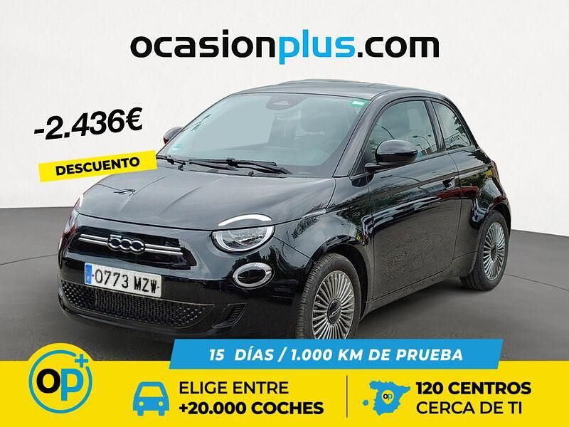 Negro Usado 2023 Fiat 500e Icon Utilitario | 13.600 € (Precio justo) - Imagen 1/4