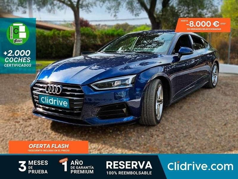 Azul Usado 2018 Audi A5 Sportback Sport Utilitario | 20.490 € (Super precio) - Imagen 1/3